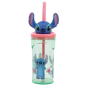 Verre avec Paille Stitch Sweet 3D 360 ml