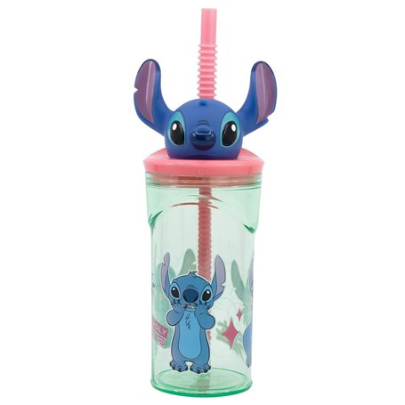 Verre avec Paille Stitch Sweet 3D 360 ml