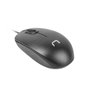 Souris avec Câble et Capteur Optique Natec Hawk 1000 DPI Noir