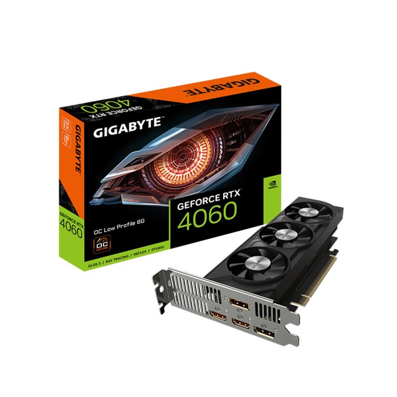 Gigabyte GeForce RTX 4060 OC Low Profile 8G Nvidia GeForce RTX 4060 8 Go GDDR6