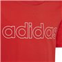 T shirt à manches courtes Enfant Adidas Essentials  Rouge