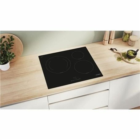 Bosch Serie 4 PUJ611BB5E plaque Noir Intégré 60 cm Plaque avec zone à induction 3 zone(s)