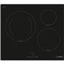 Bosch Serie 4 PUJ611BB5E plaque Noir Intégré 60 cm Plaque avec zone à induction 3 zone(s)