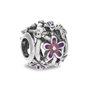 Perle de verre Femme Pandora OPENWORK PURPLE DAISY Argenté Violet