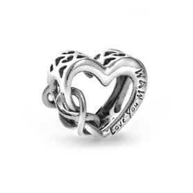 Perle de verre Femme Pandora LOVE YOU MUM INFINITY HEART