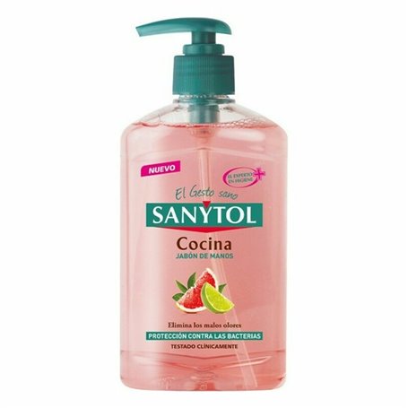 Savon pour les Mains avec Doseur Sanytol 280120 Cuisine 250 ml