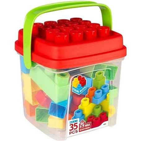 Jeu de construction avec blocs Colorbaby Multicouleur 35 Pièces