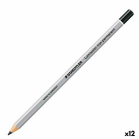 Crayon marqueur Staedtler Non-Permanent Noir (12 Unités)