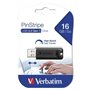 Pendrive Verbatim Pinstripe Noir 16 GB (10 Unités)