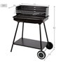 Barbecue Portable Aktive Acier inoxydable Acier 55 x 82 x 43 cm