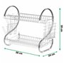 Égouttoir pour Évier Feel Maestro MR-1025-38  38 x 24 x 39 cm Argenté