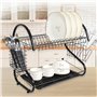 Égouttoir pour Évier Feel Maestro MR-1025-38-BLACK 38 x 24 x 39 cm Noir