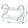 Égouttoir pour Évier Feel Maestro MR-1025-43 43 x 24 x 39 cm Argenté