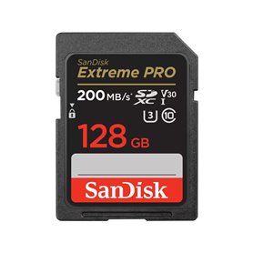 Carte Mémoire Micro SD avec Adaptateur SanDisk Extreme PRO 128 GB