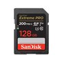 Carte Mémoire Micro SD avec Adaptateur SanDisk Extreme PRO 128 GB