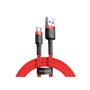 Câble USB A vers USB C Baseus CATKLF-A09 Rouge 50 cm 0