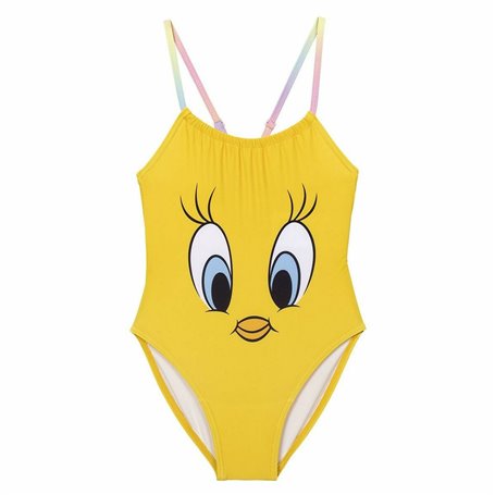 Maillot de Bain Fille Looney Tunes Jaune