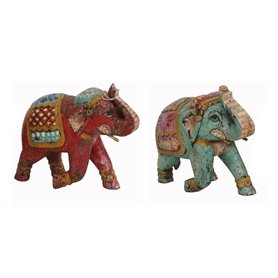 Figurine Décorative DKD Home Decor 25 x 10 x 21 cm Indien (2 Unités)