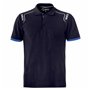 Polo à manches courtes Sparco STRETCH Blue marine (Taille M)