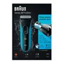 Braun Series 3 3040s Rasoir à grille Tondeuse Noir, Bleu