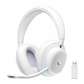 Casques avec Microphone Logitech G735 Blanc Bleu/Blanc