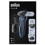 Braun Series 6 61-B7200CC Rasoir à grille Tondeuse Noir, Bleu