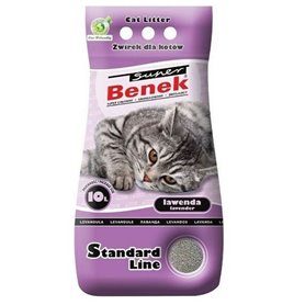 Sable pour chats Super Benek Standard Gris Lavande 10 L