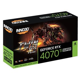 Carte Graphique INNO3D GEFORCE RTX 4070 Ti SUPER TWIN X2 GeForce RTX 4070 Ti 16 GB GDDR6X