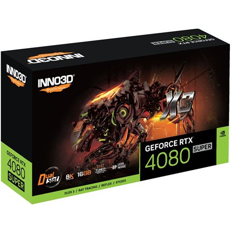 Carte Graphique INNO3D N408S3-166X-18703552 NVIDIA GeForce RTX 4080