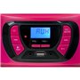 Lecteur radio cd portable BIGBEN INTERACTIVE usb bt rose