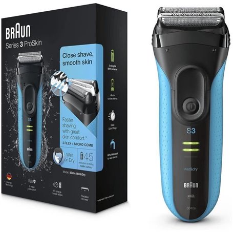 Braun Series 3 3040s Rasoir à grille Tondeuse Noir