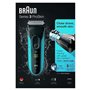 Braun Series 3 3040s Rasoir à grille Tondeuse Noir, Bleu