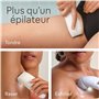 Épilateur électrique - BRAUN - Silk-épil 5 - Épilation facile - Peau douce longue durée - 5-060 - Blanc / Rose