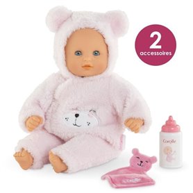 Mon Premier Poupon COROLLE - Bébé Calin Ourson d'Amour - 30 cm - 2 accessoires - senteur de vanille - des 18 mois