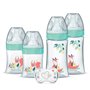 DODIE Lot de 4 biberons naissance Tétine Ronde Anti-Colique (2x150mL et 2x270mL)