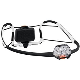 Lampe frontale multi faisceaux - PETZL - IKO - 350 lumens - Bandeau Airfit - Batterie rechargeable incluse - Noir et blanc