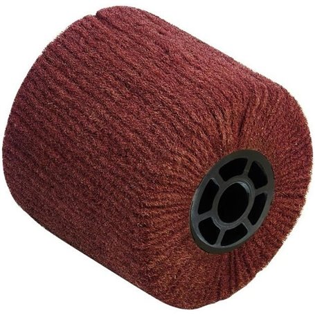 Brosse fibre synthétique pour rénovateur - FARTOOLS - Ø 120 mm - Marron - Garantie 2 ans