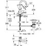 Mitigeur monocommande Lavabo - GROHE - Taille L - Chromé - Pivotant - Economie d'eau