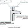 Mitigeur monocommande lavabo GROHE QUICKFIX Start - économie d'eau - bonde clic clac incluse - taille S