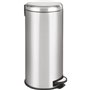 KITCHEN MOVE Poubelle de cuisine a pédale - Inox brossé - 30L - URBAN