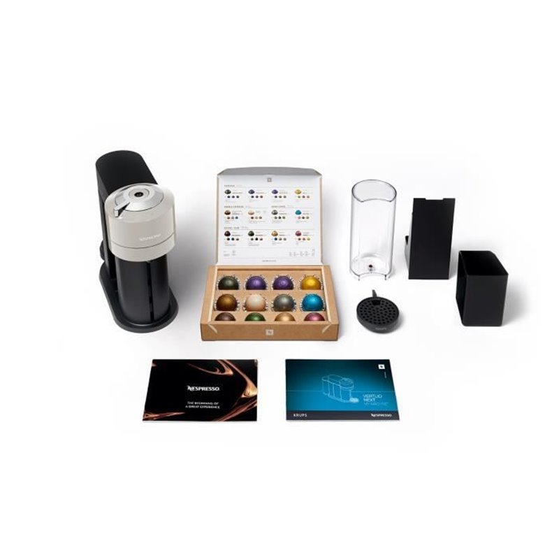 Image secondaire de Machine a café NESPRESSO KRUPS VERTUO NEXT Gris Clair Cafetiere a capsules espresso YY4298FD