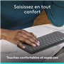 Clavier portable - Sans fil - Logitech - Keys-To-Go 2 - pour Ipad - AZERTY - Graphite