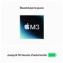 Apple - 13,6 MacBook Air M3 (2024) - RAM 8Go - Stockage 512Go - Lumiere Stellaire - AZERTY