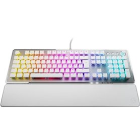 ROCCAT Vulcan II clavier USB QWERTY Français Blanc