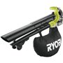 Souffleur aspiro-broyeur 2-en-1 - RYOBI - Brushless - 201 km/h - 6 m³/min