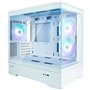 Boitier PC sans alimentation - ZALMAN P30 (Blanc) - Moyen tour - Format M-ATX