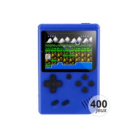 Console émulateur 400 jeux - Modèle Rétro - Bleue