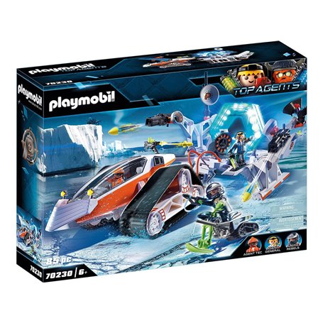 Playmobil Top Agents - Véhicule de commande de la Spy Team 85pcs