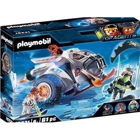 Playmobil Top Agents - Véhicule des neiges de la Spy Team 61pcs