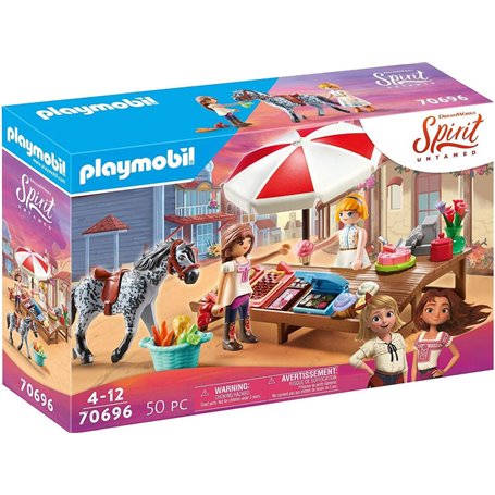 Playmobil DreamWorks Spirit - Etal de friandises de Miradero 50pcs